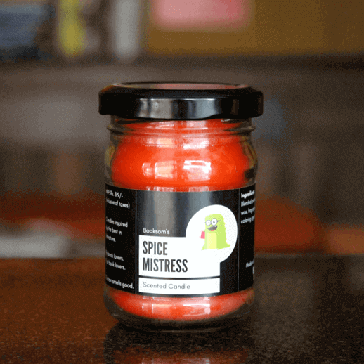 spice-mistress-scented-soy-wax-candle-booksom-the-mistress-of-spices